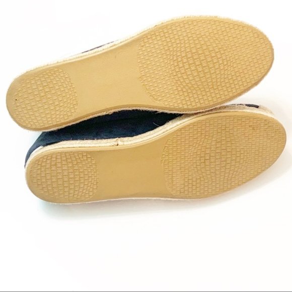 Stuart Weitzman Biarritz Blue Suede Espadrille 8 - Picture 6 of 7